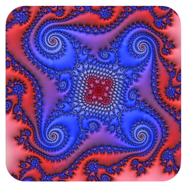 (image for) Red Pinwheel Fractal